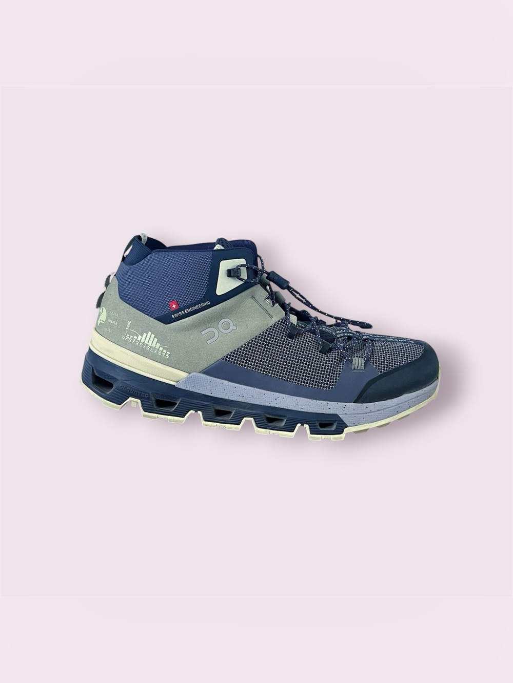 On Cloudtrax Women's Hiking Running Shoe Boot Lace Up Waterproof Size 10.5